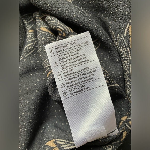 Vince woodblock floral print, black, sleeveless jumpsuit - Picture 9 of 9